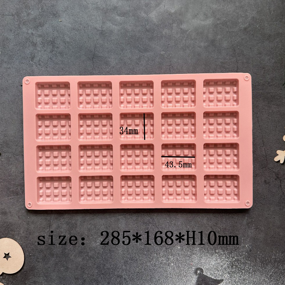 20 gaffles 177 molde de silicona pastel helado pudín molde de postre jabón utensilios