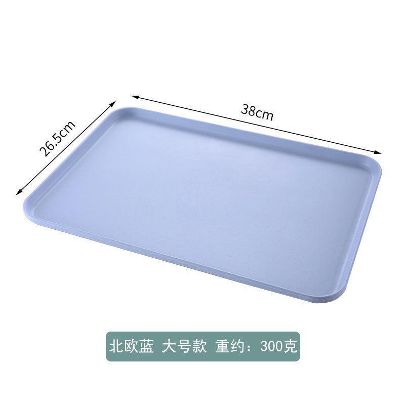 2 Size Plastic Fruit Dessert Tray Desktop Food Storage Plate