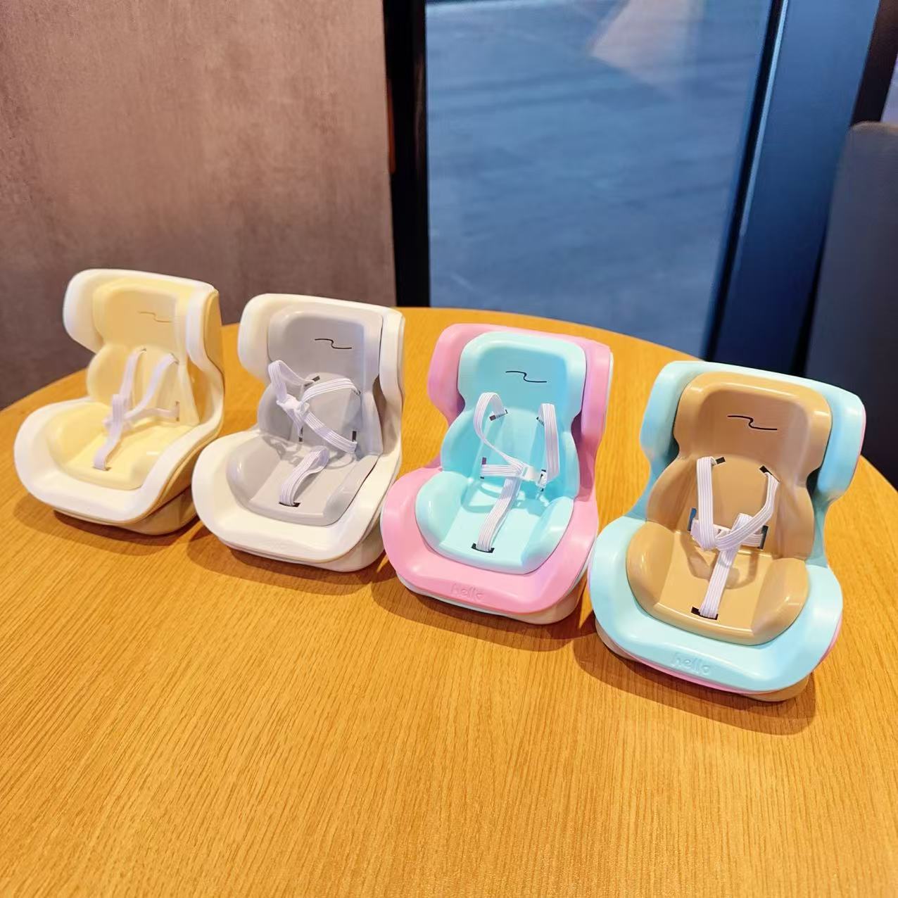 Labubu Adapts to Safety Seats, Aromatherapy Air-Conditioning Outlets, Cute Car Ornaments, Doll Accessories