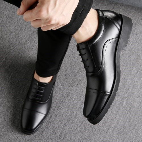 【Dealing with leftover sizes and discontinued styles】Men's leather shoes, three-strap style, business casual, single leather shoes for men