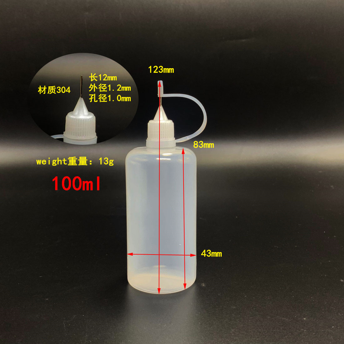 Botella estenopeica de 100ML