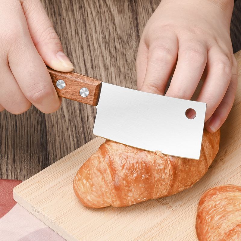 Mini cuchillo de cocina cuchillo de frutas de acero inoxidable cuchillo de cocina para bebés cuchillo de cocina