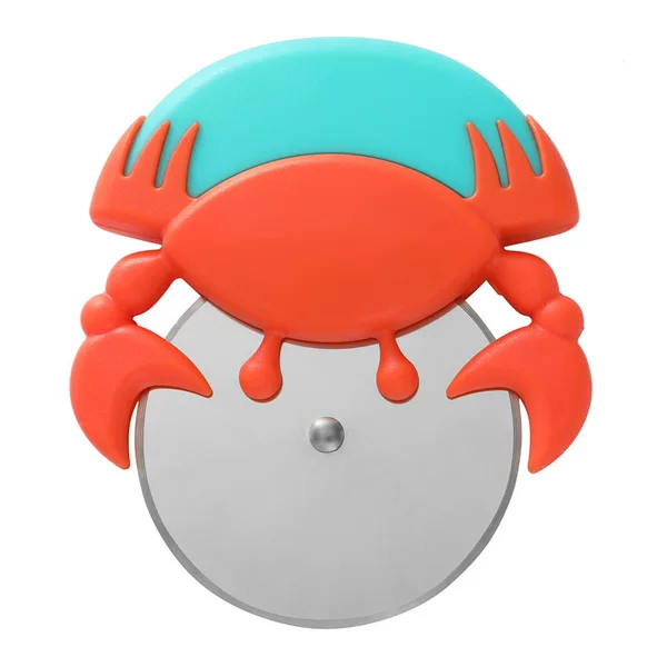 Stainless Steel Creative Crab Shape Pizza Cutter Roller Cutting Pancake Knife Cheese Pizza Knife Pizza Tool