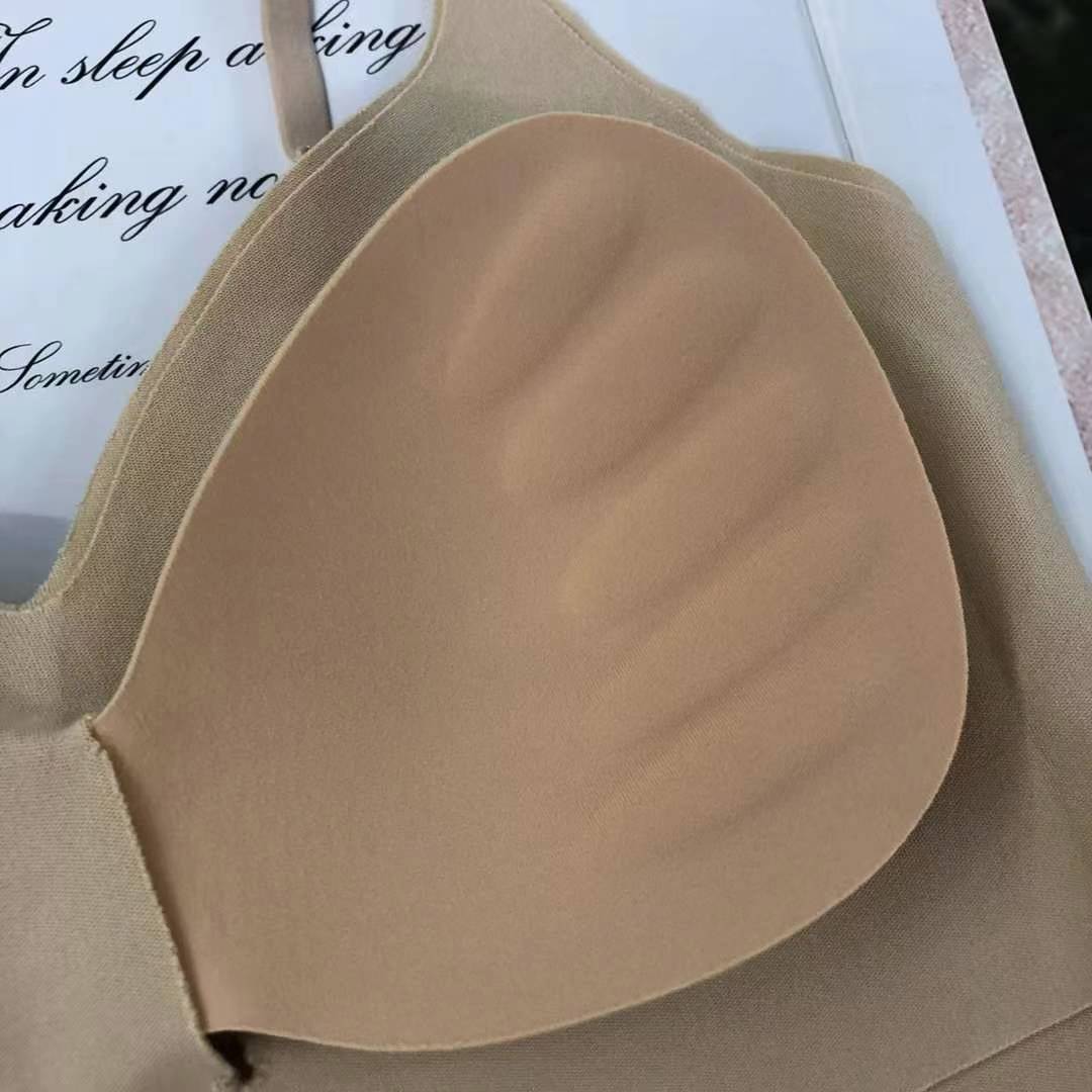 Nuevo tipo de chaleco adhesivo de cinturón, cálido y cómodo, no hinchado con almohadilla de pecho sin marcas, chaqueta interior al por mayor