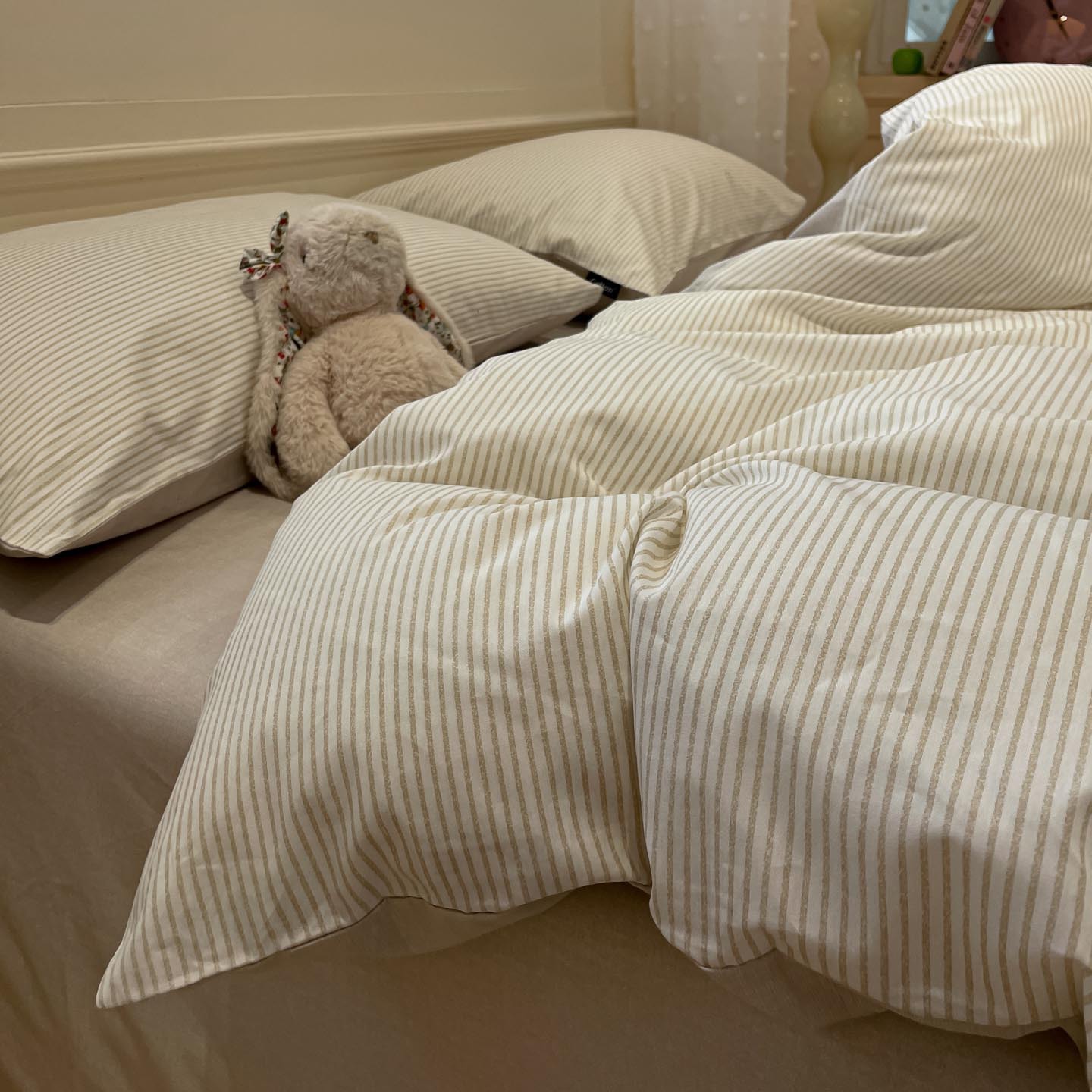 Cama de algodón de cuatro piezas set2025 nuevo algodón de cuatro estaciones sábanas universales set de cama de tres piezas