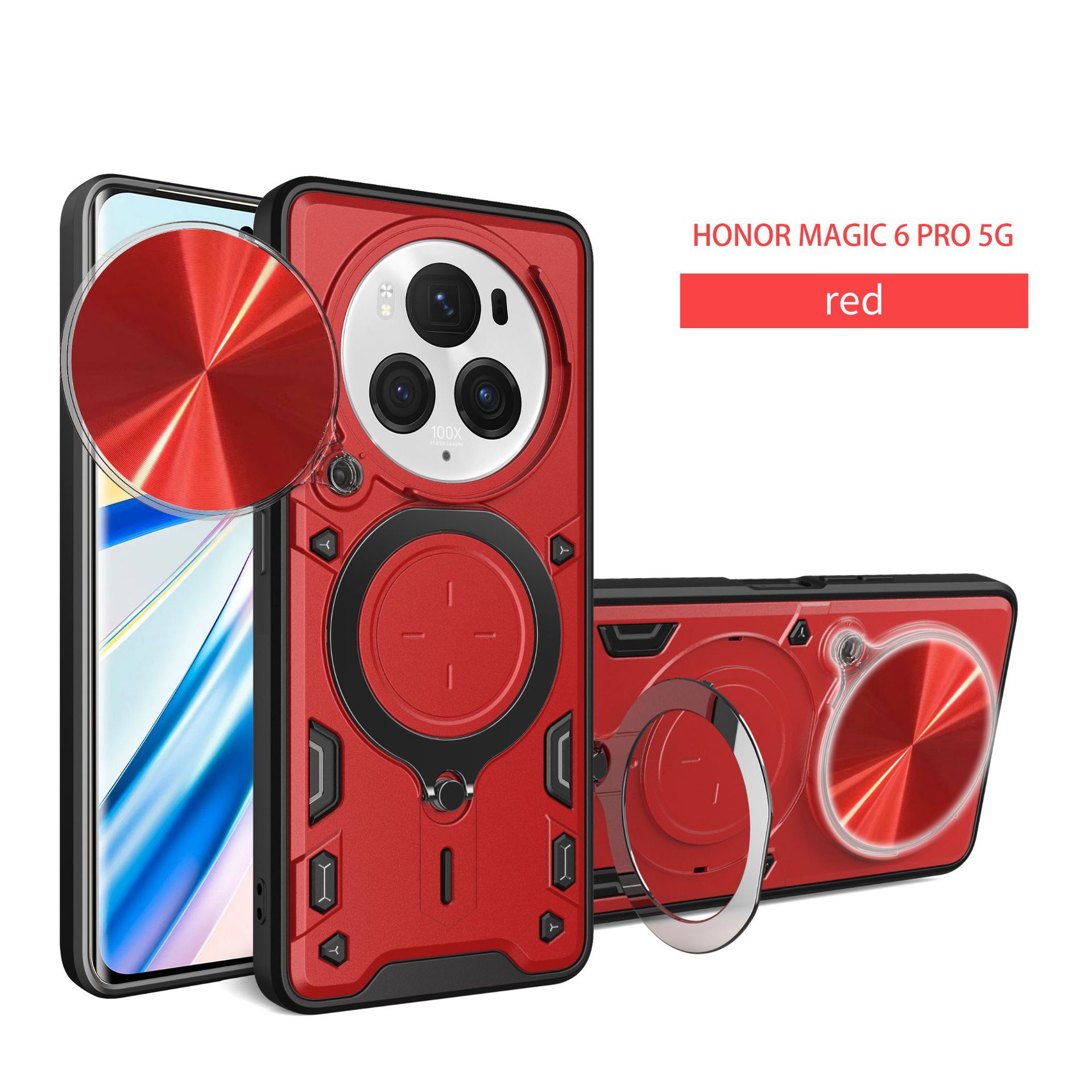 Aplicable a HonorMagic6pro5G serie de refrigeración de la familia de la serie de soporte de anillo de absorción de calor modelo HW completo caso de teléfono móvil image 8
