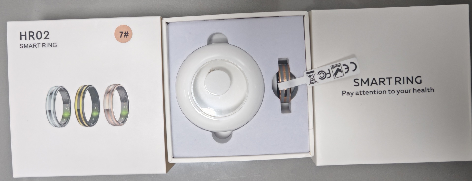 Nuevo anillo inteligente transfronterizo frecuencia cardíaca oxígeno cepillo de sueño video monitoreo de salud tecnología negra pulsera inteligente Bluetooth