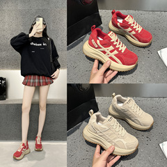 2596爆款老爹鞋女2025秋季透气百搭老爹鞋学生运动休闲鞋