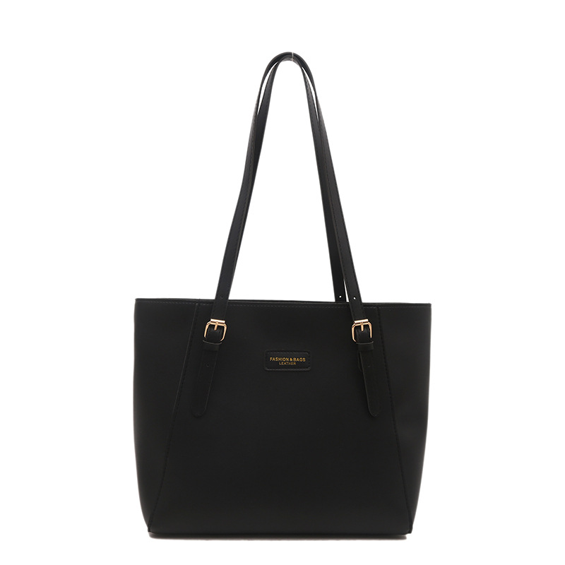 Gran capacidad de ocio retro bolso 2024 nueva moda simple de color sólido extranjero bolso de hombro portátil de mujer debajo de la axila