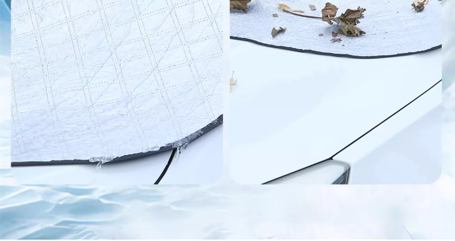 Car Front Windshield Antifreeze Cover Snow Beard Anti-frost Snow Beard Sunshade Snowproof Windshield Winter Car Cover
