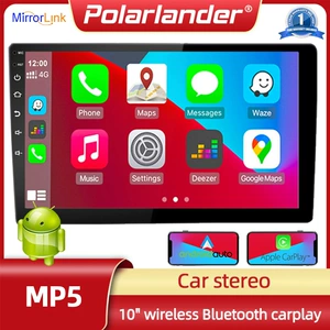 10 düymlük Apple simsiz Carplay Android 2+32g, böyük ekran, Bluetooth MP5, 12V