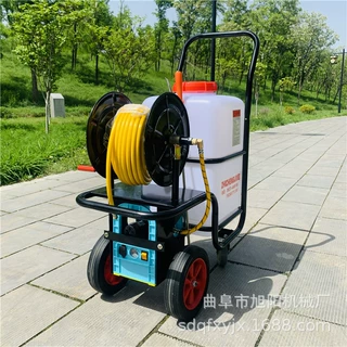 60升推车式喷雾器大棚苗圃杀虫绿化喷药机小四轮电动高压喷雾器