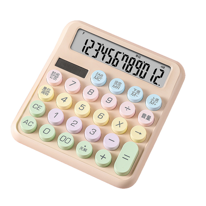 Calculadora de Voz con Teclado Mecánico de Plástico ABS con Pronunciación Humana para Oficina