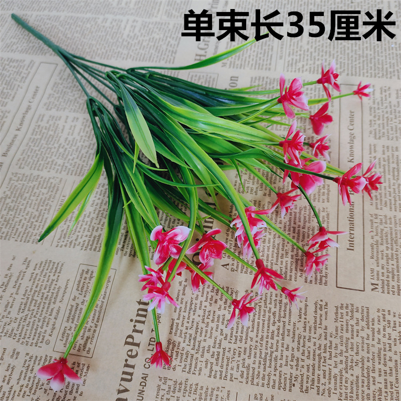 Transfronterizo amazónico anti-UV protección solar Zodiac hippopotamus imitación primavera pequeña lirio flores falsas flores de plástico interior