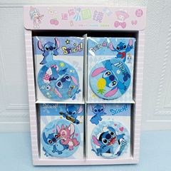外国貿易のスティッチのミニの小さい鏡の星の宝物のスティッチの漫画の化粧の鏡の携帯のブリキの小さい円の鏡