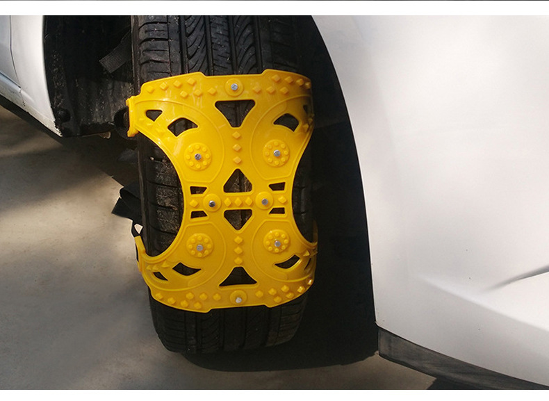 Anti-Skid Chains for Car Tires, Universal Snow Escape Chains for Off-Road Vehicles, Snow Emergency Chains