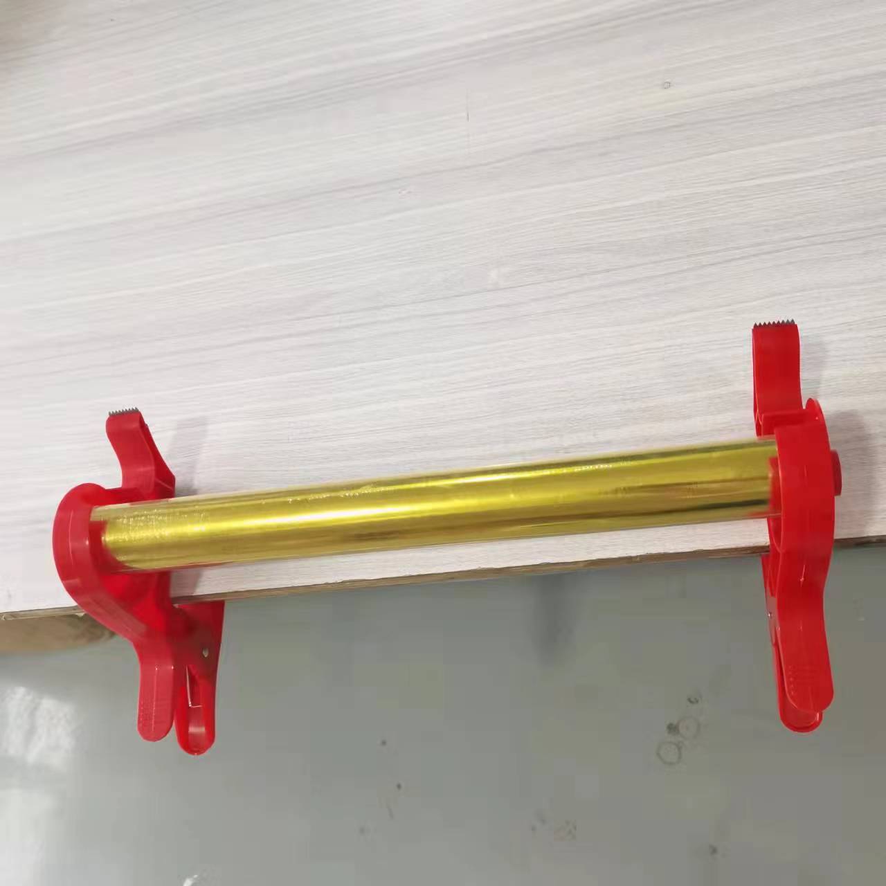 Nuevo producto transfronterizo Wrap Buddies dispensador de cinta de embalaje de Navidad herramienta de corte de embalaje de regalo de oficina