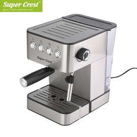 Super Crest 跨境家用小型意式浓缩半自动蒸汽泵压咖啡机SCT-4038