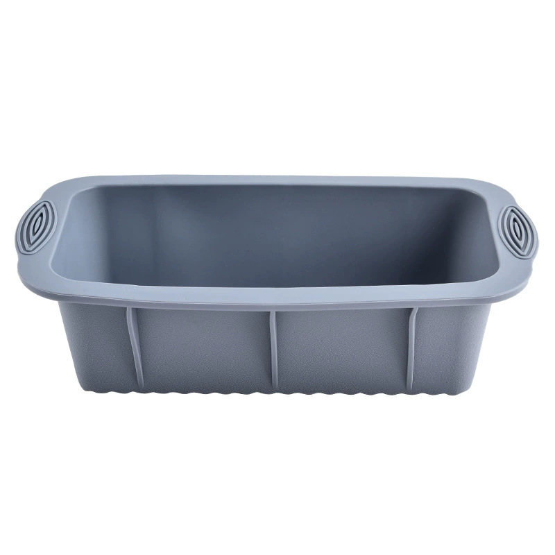 Fabricante en stock silicona placa rectangular molde de pastel hogar pan de grado alimenticio molde tostadas molde para hornear herramienta