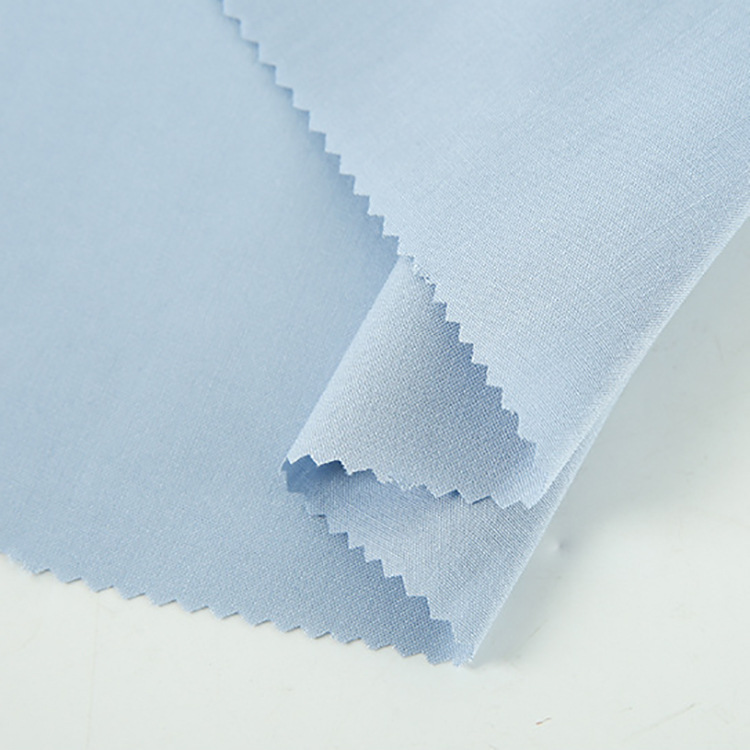 Fábrica de proveedores cómodos suaves sólidos 45s plano 100% rayon tela de camisa