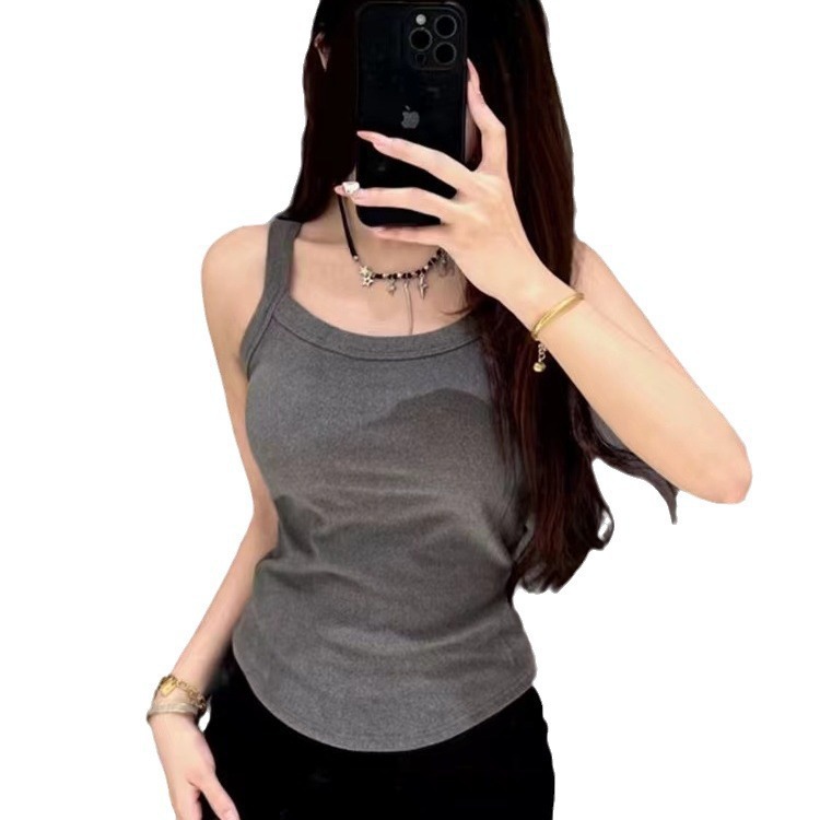 Invierno de la calefacción de terciopelo ropa interior térmica de las mujeres de lana larga forrada gruesa camisola bottoming Top con almohadilla en el pecho