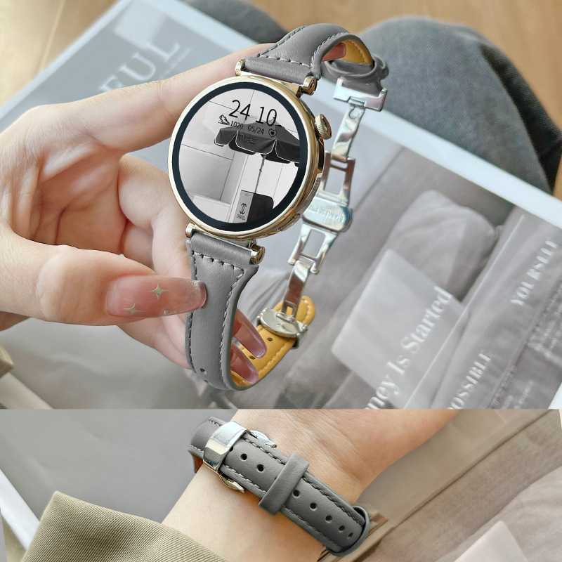 Small waist-small elephant gray [butterfly buckle]