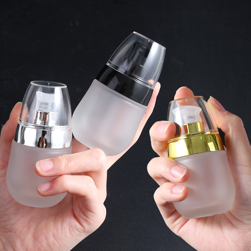 Viaje botella de cosméticos prensado base líquido portátil desmaquillaje líquido pequeño botella vacía loción botella de pulverización set