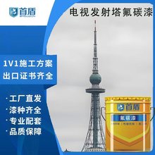 氟碳漆电视塔发射塔专用 户外耐候防腐附着力强延长使用15-20年