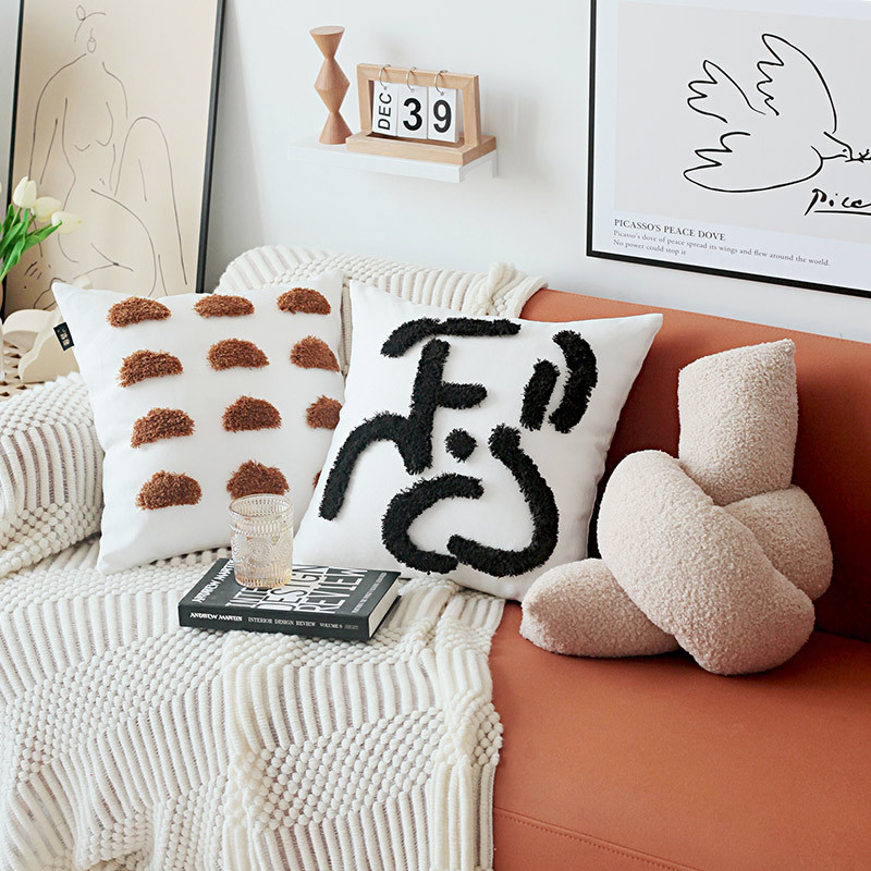 Nordic Pillow Style Art Foreign Trade Tassel Bohemian Cushion Pillow Case Bed And Breakfast Living Room Pillow Waist Pillow