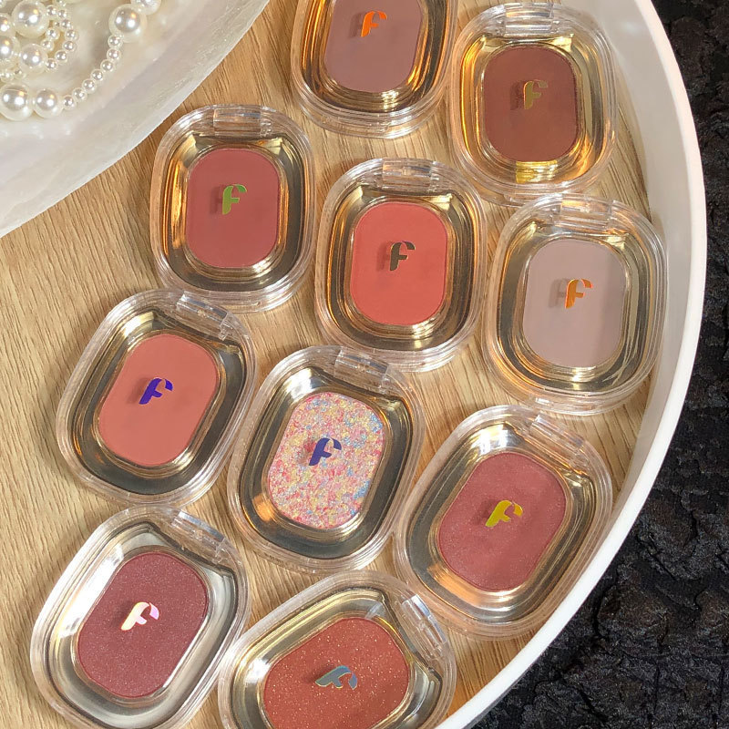 FAICCIA Feixi Monochrome Eyeshadow Plate Low Saturated Matte Gentle Pure Desire Clear Feeling Fine Flash Earth Color Eyeshadow