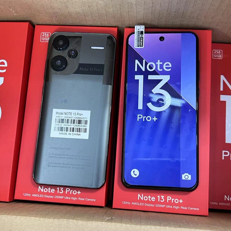 New Cross-Border Smartphone Hot-Selling Note13Pro+ Android Smartphone with High-Definition Screen Wholesale from Manufacturer
