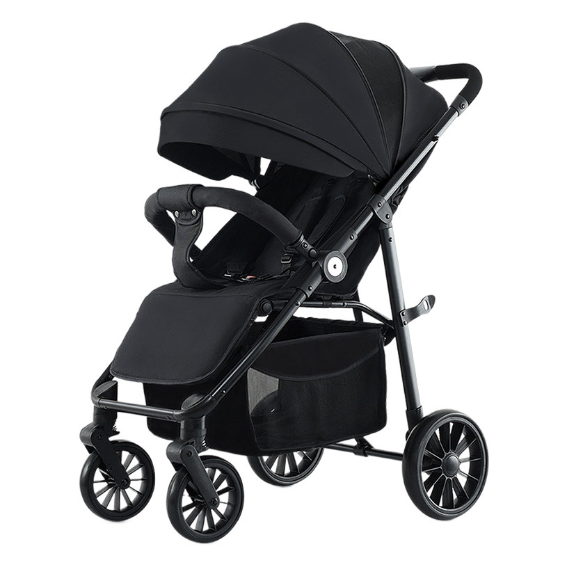 Cochecito de bebé de alto paisaje puede sentarse y acostarse ligero plegable recién nacido niños paraguas coche bebé cuatro ruedas amortiguador cochecito