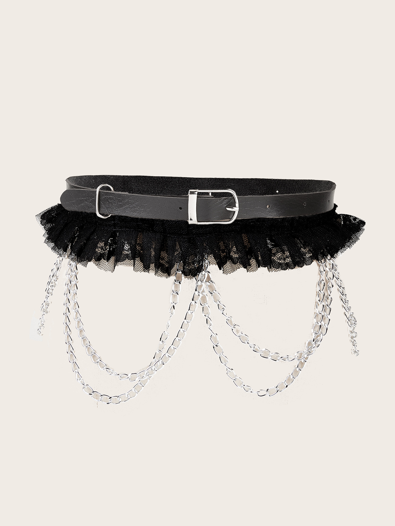 1 Piece Quantity Elegant Lady Star Lace Imitation Leather Alloy Women's Leather Belts