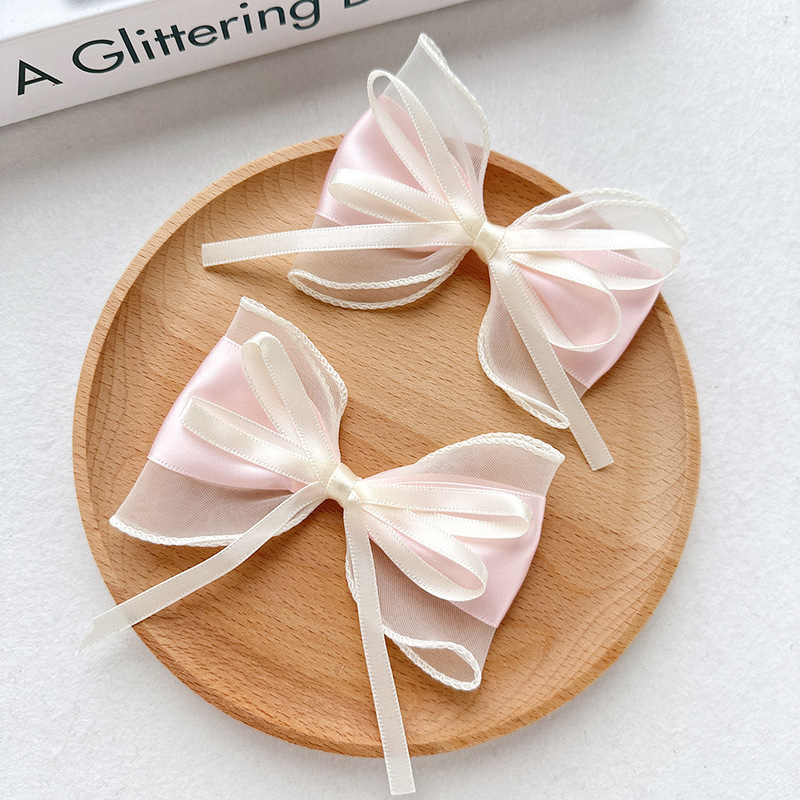 Mesh Three-Layer Lock Edge Lace Ribbon Bow Accessories Clothing Accessories Mobile Phone Case Shoe Flower Socks Accessories