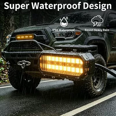 Car front grille LED Gündüz işıqları