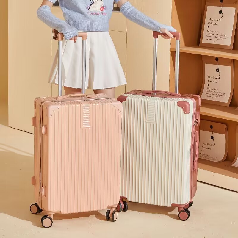 Trolley Case Luggage suitcase universal wheel aluminum frame 20 female male student Strong durable password leather case 24-inch Trolley Case Luggage suitcase universal wheel aluminum frame 20 female male student Strong durable password leather case 24-inch