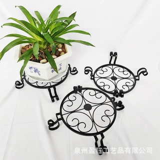 简约园艺单层铁艺小花架阳台客厅落地式花架室内外植物多肉盆栽架