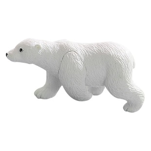 Micro landscape decoration cute cute snow polar bear cute polar bear micro landscape decoration plastic
