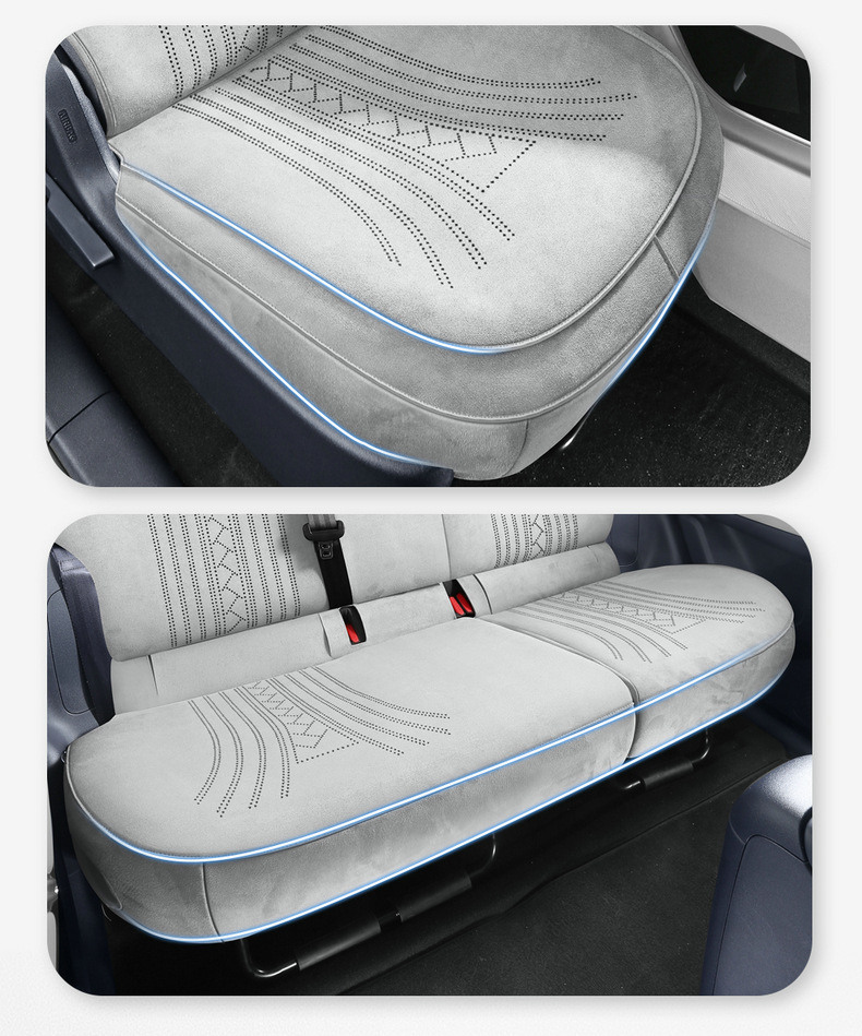 2026 model Leapmotor A10 special Ramus suede car seat cushion, universal for all seasons, perforated and breathable seat cover