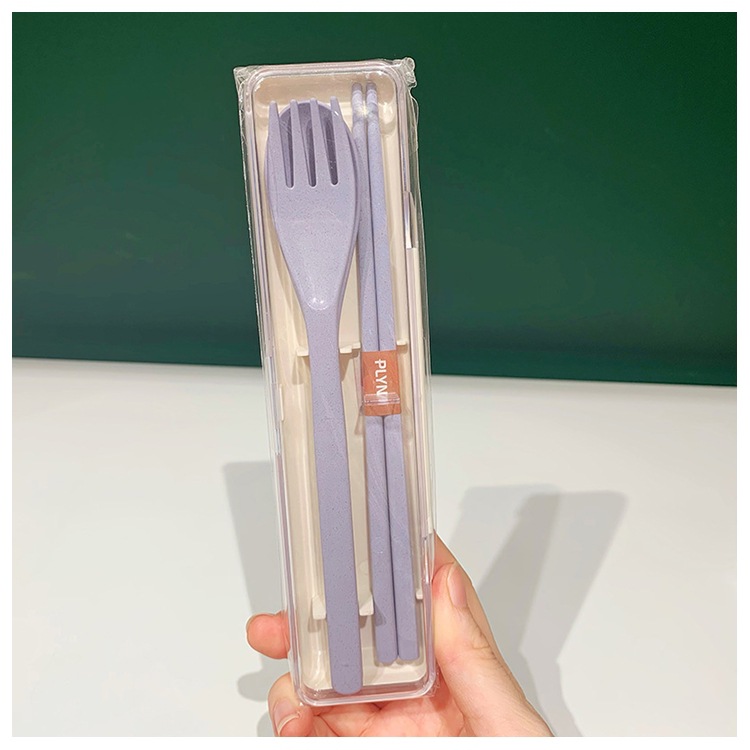 미스트 블루 3종 세트, 숟가락, 포크, 젓가락