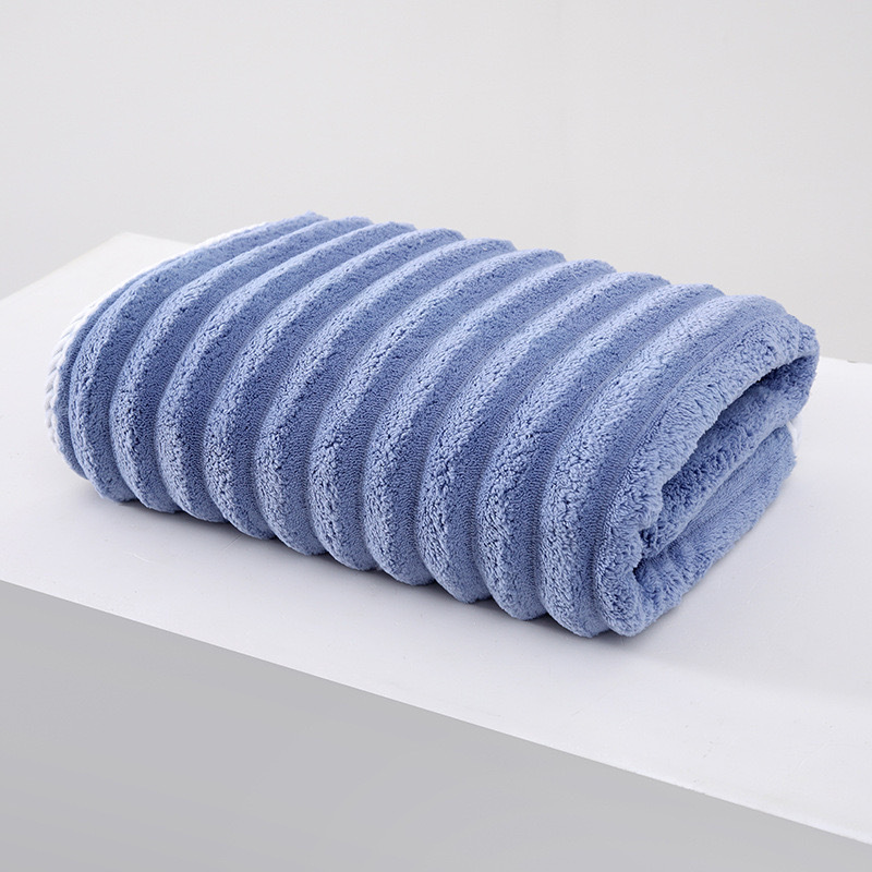 Candy bar bath towel [blue] / 140* 70cm 140* 70cm