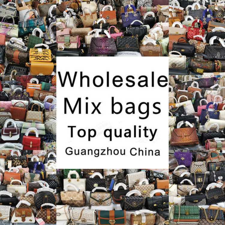 Bulk high qualitymixedhandbags wholesale women stockbags al por mayor image 4