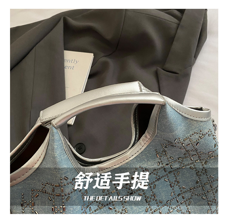 A niche design, fashionable and versatile single-shoulder hand-carry commuter bag for women, a new summer 2025 simple crossbody bucket bag undefined