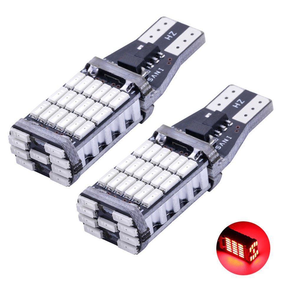 Luz de marcha atrás del coche T15 4014 45smd decodificación electrodeless resaltar marcha atrás luz señal CANbus luz de freno image 4