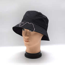 速干防水渔夫帽定制涂层防水刺绣盆帽渔夫帽速干透气渔夫帽定制