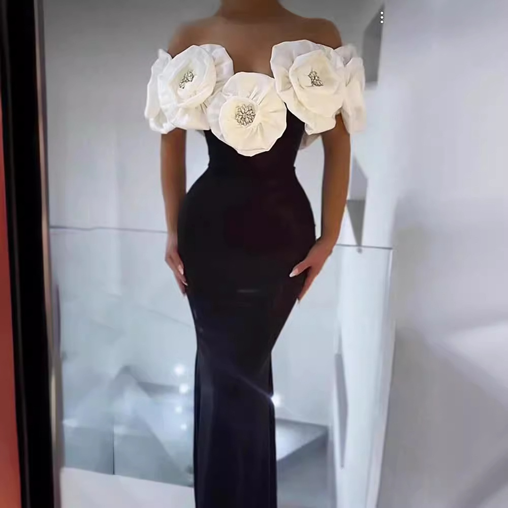 design three dimensional elegant sexy black elastic bandage