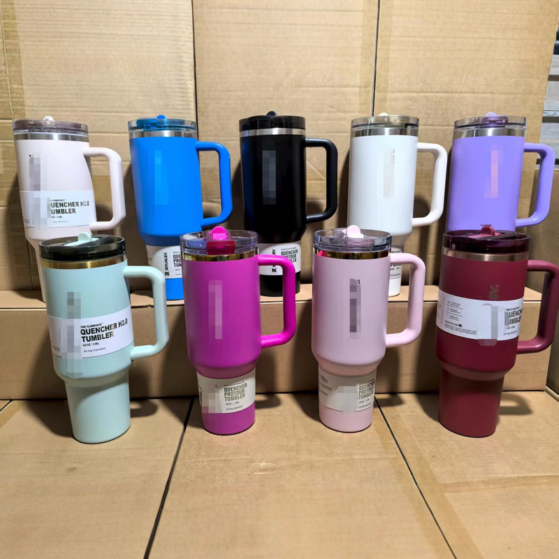 stanley史丹利新三代繁花系列40oz大容量汽车杯冰霸杯304不锈钢|undefined