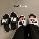 ins拖鞋男鞋2025夏季潮流情侣防滑外穿夏网红学生沙滩一字凉拖鞋