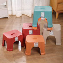 现货塑料简约方凳  家用加厚矮凳子 幼儿园排队凳 量多可颜色