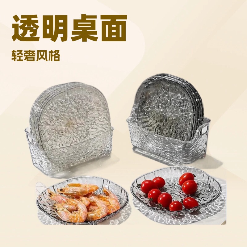軽量高級プラスチック家庭用骨吐き皿、テーブルゴミ骨皿、小皿、フルーツスナック、ドライフルーツスナック皿|undefined